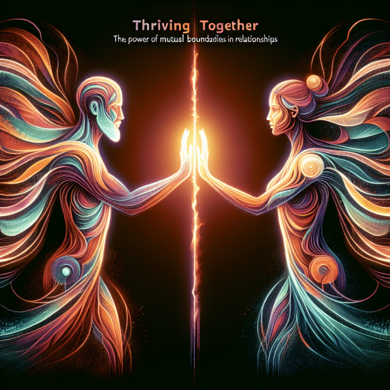 Establishing healthy boundaries in relationships