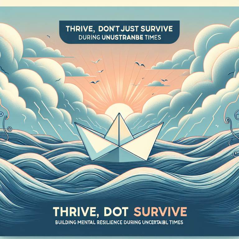 How to build mental resilience during tough times