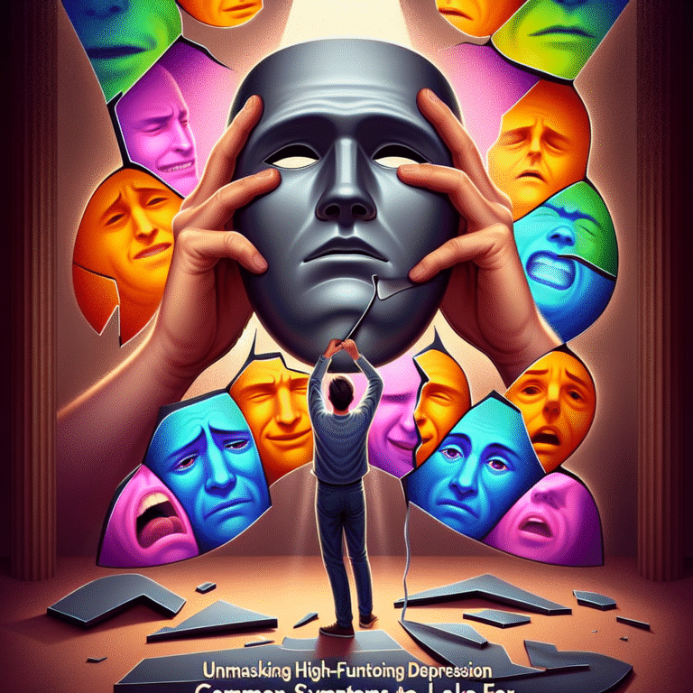 Symptoms of high-functioning depression