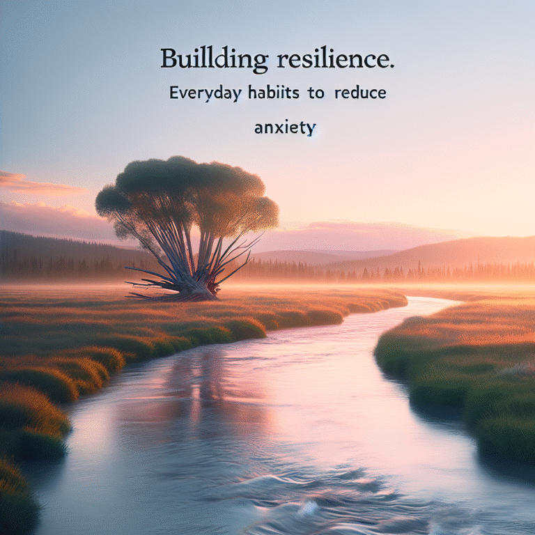 Managing anxiety in daily life