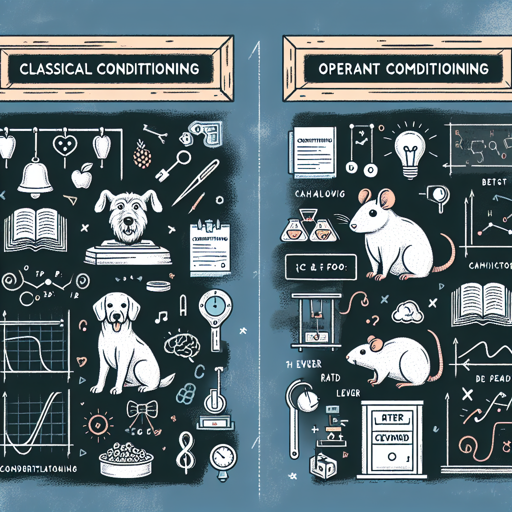 Differences between classical and operant conditioning