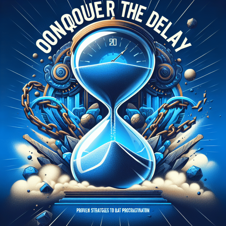 Overcoming procrastination habits