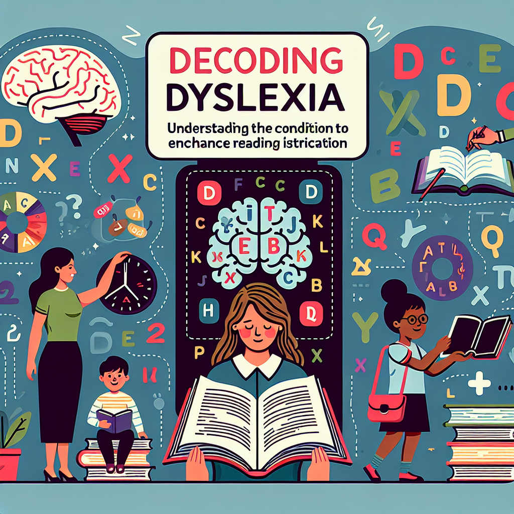 Teaching reading to students with dyslexia