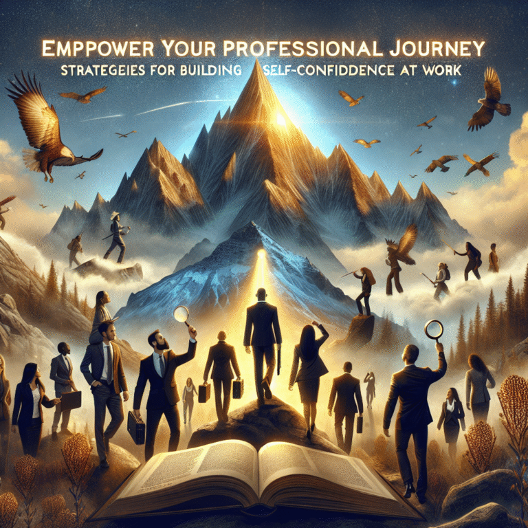 Building self-confidence in the workplace