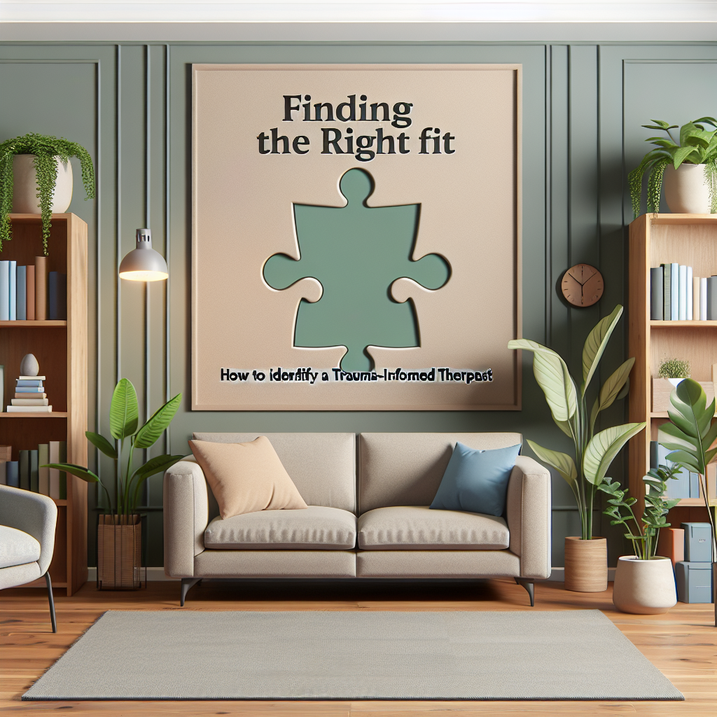 How to find a trauma-informed therapist