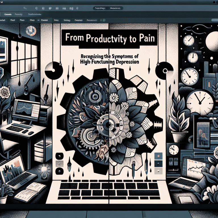 Symptoms of high-functioning depression