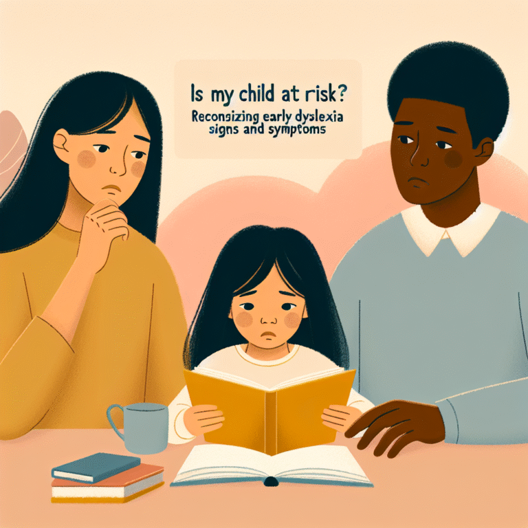 Early signs of dyslexia in children