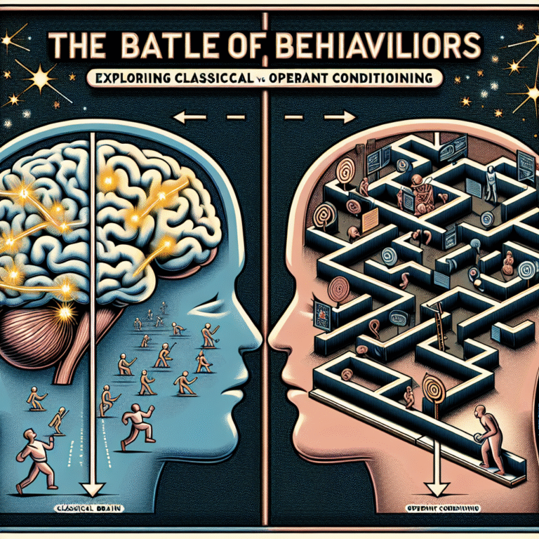 Differences between classical and operant conditioning