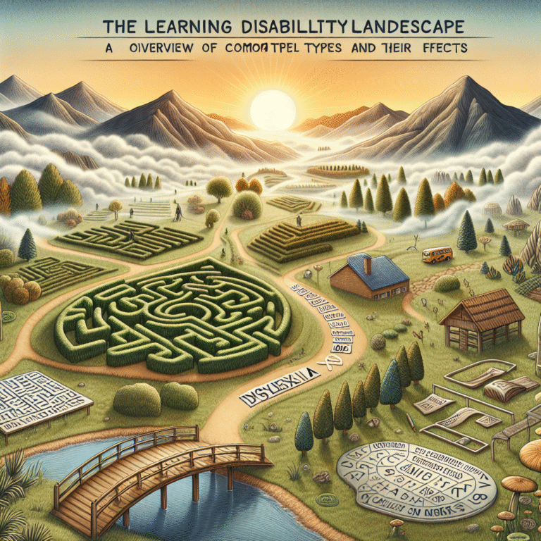 Types of learning disabilities