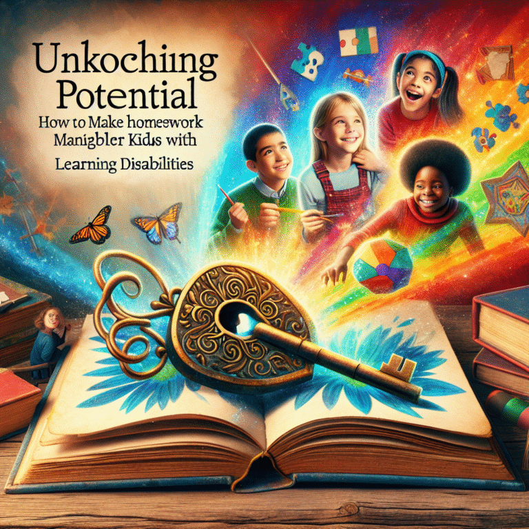 Learning disabilities and homework help