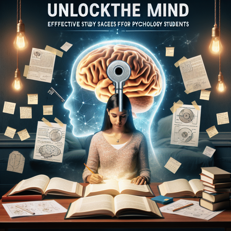 Study techniques for psychology students