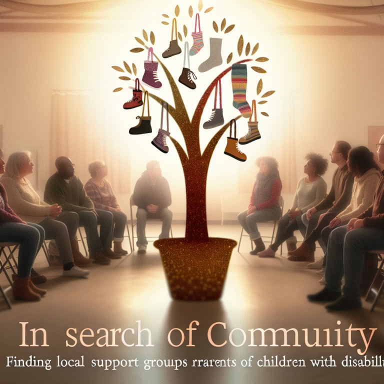 Finding local support groups for parents of disabled kids.