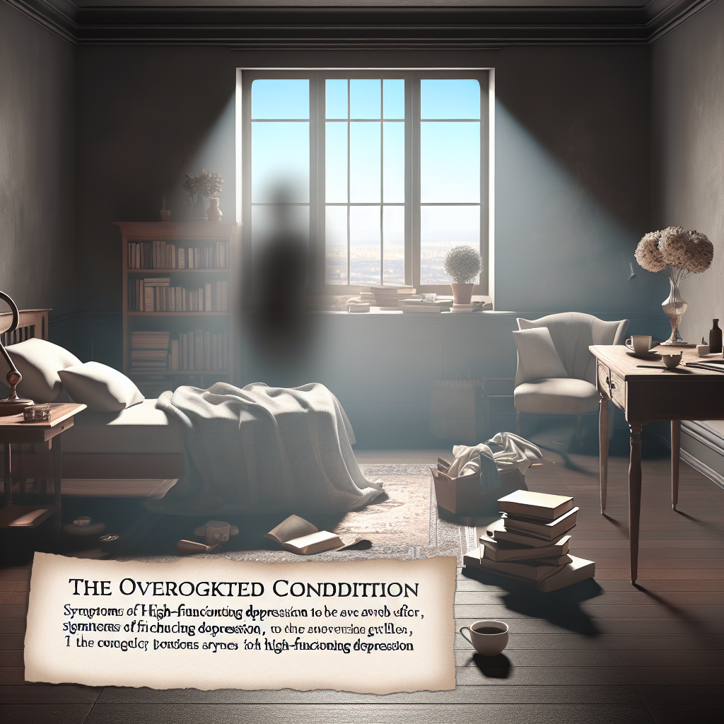 Symptoms of high-functioning depression