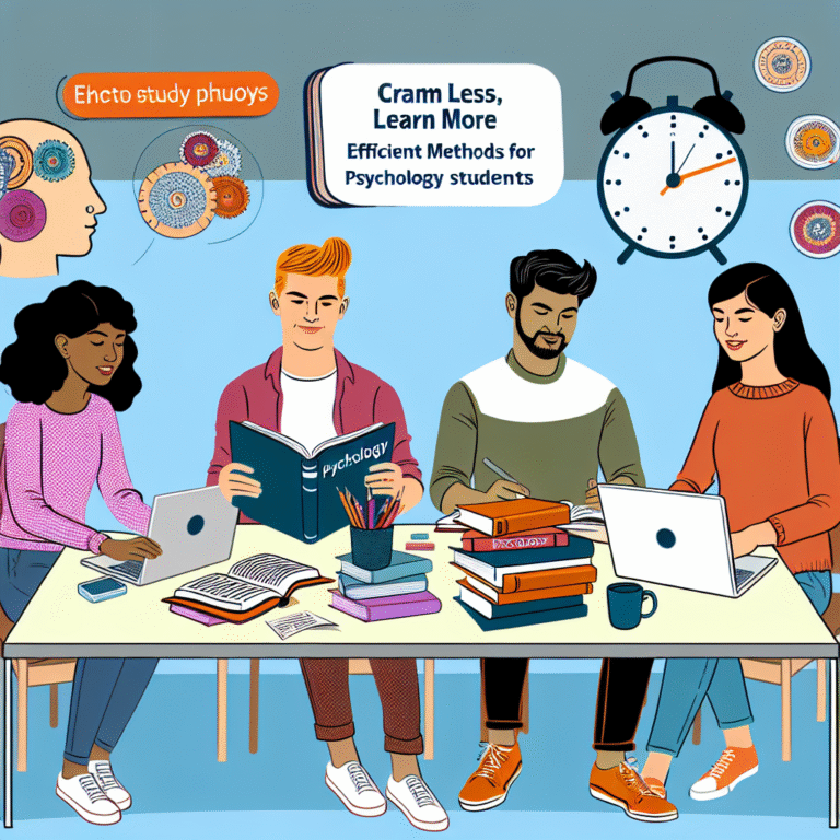 Study techniques for psychology students
