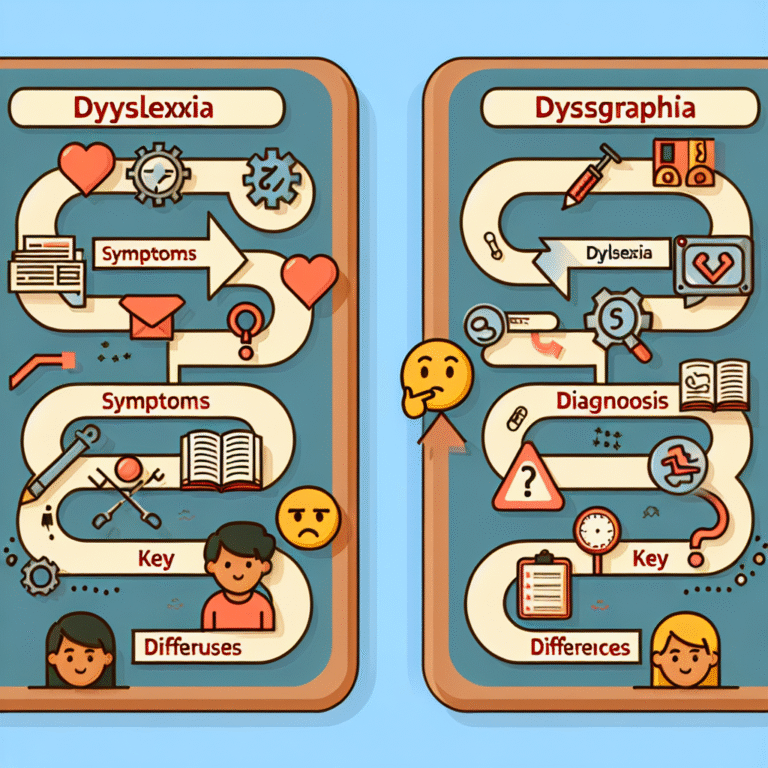Difference between dyslexia and dysgraphia