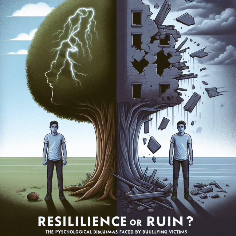 The psychological effects of bullying on children and teens