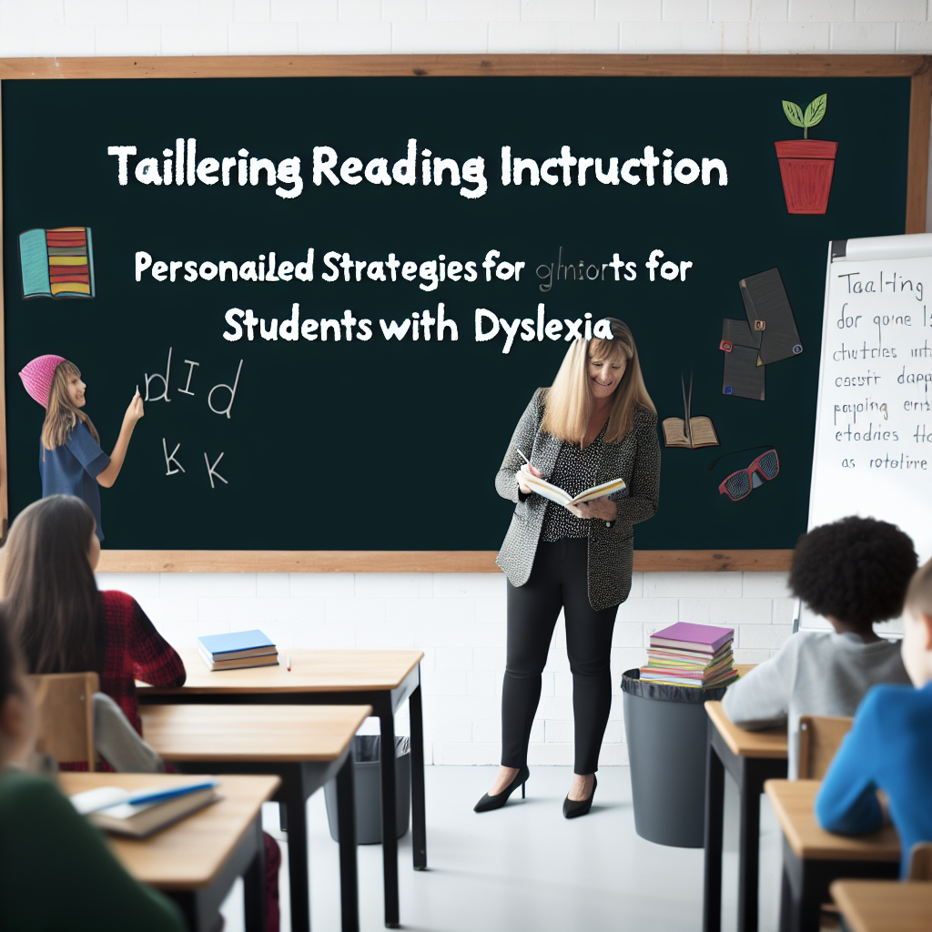 Teaching reading to students with dyslexia