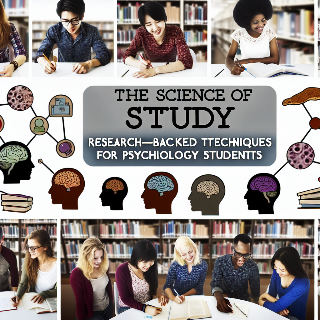 Study techniques for psychology students