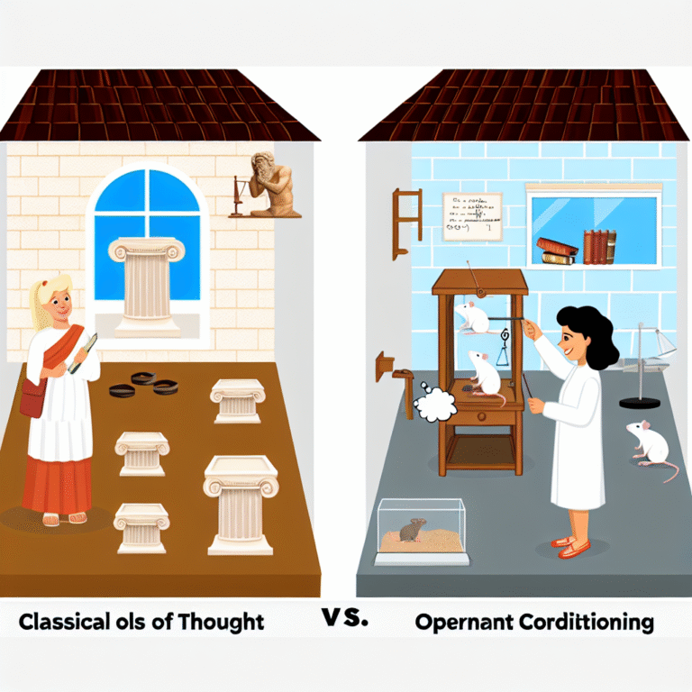Differences between classical and operant conditioning