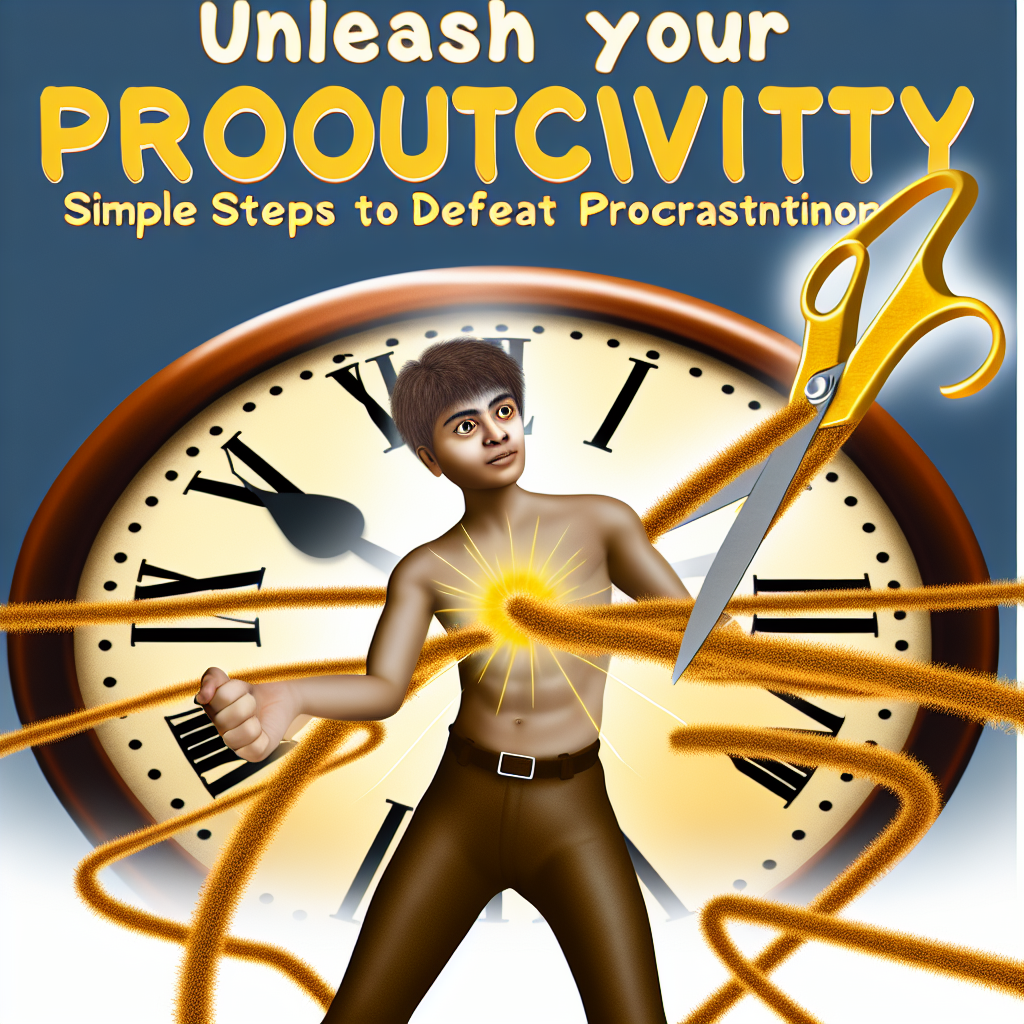 Overcoming procrastination habits