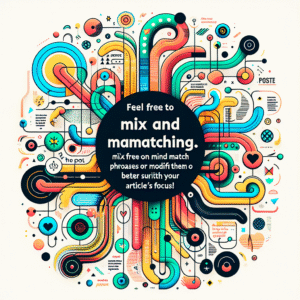 Feel free to mix and match phrases or modify them to better suit your article's focus!