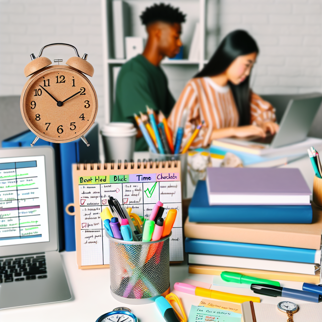 Time management strategies for students