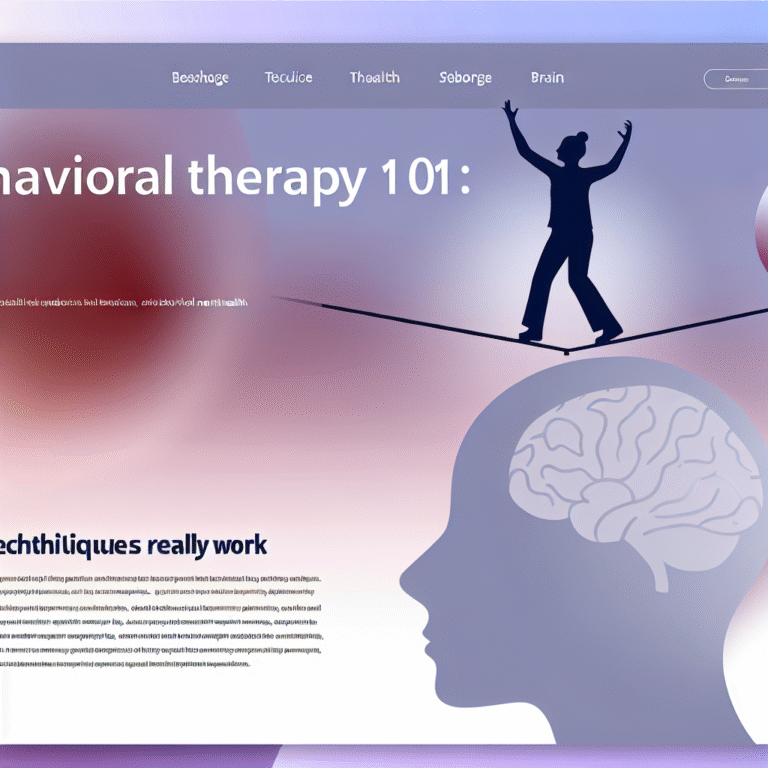 Behavioral Psychology Therapy Methods