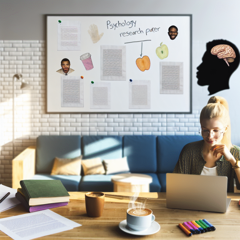 Tips for writing a psychology research paper