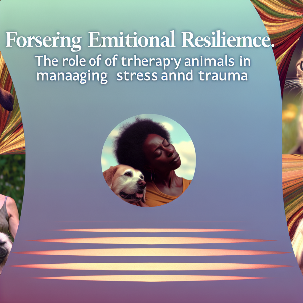 The benefits of therapy animals for mental health