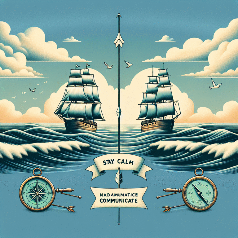 Stay Calm and Communicate: Navigating Relationship Conflicts with Ease