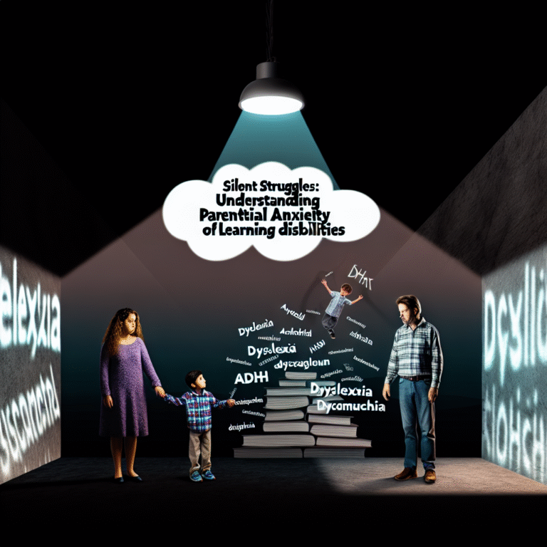 Anxiety in parents of kids with learning disabilities