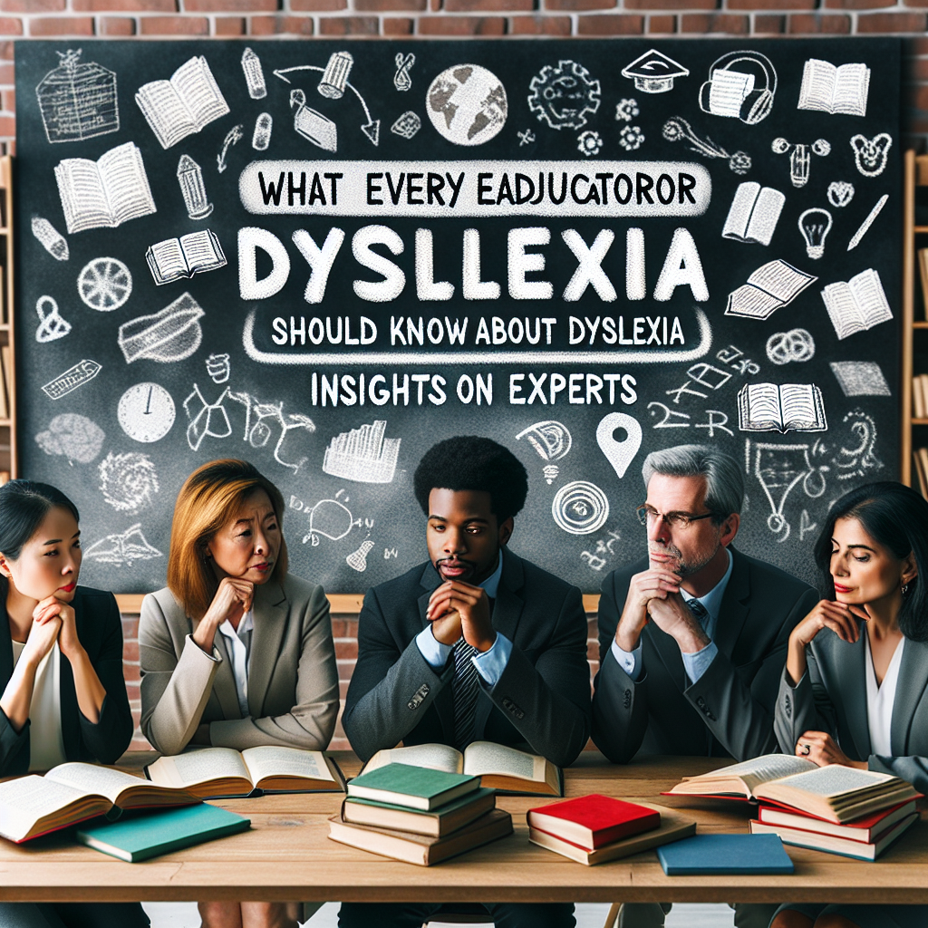 Dyslexia and other learning disabilities