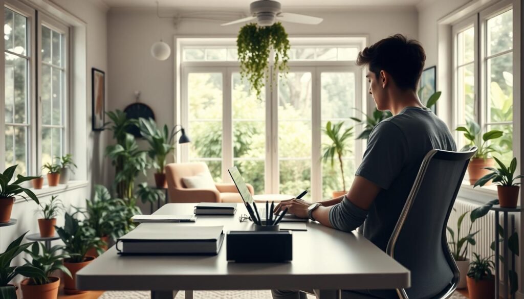 sustainable self-improvement strategies for remote work routines