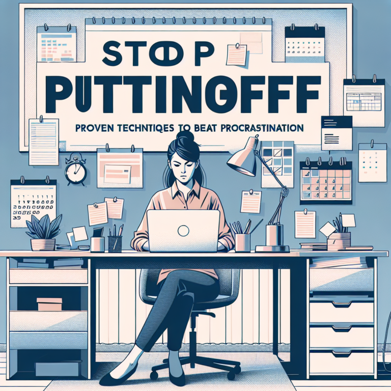 Stop Putting It Off: Proven Techniques to Beat Procrastination