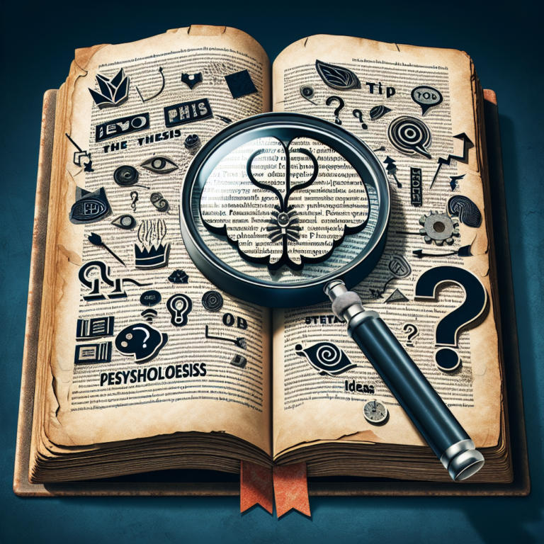 Tips for writing a psychology research paper