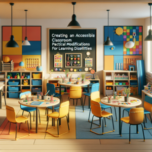 How to modify classroom activities for learning disabilities