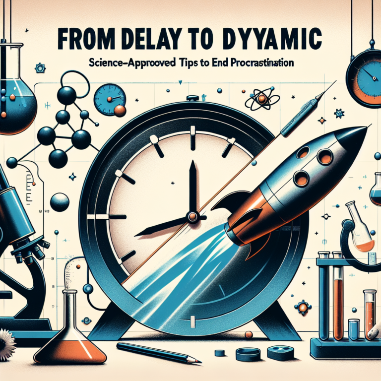 From Delay to Dynamic: Science-Approved Tips to End Procrastination
