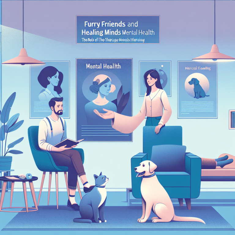 The benefits of therapy animals for mental health