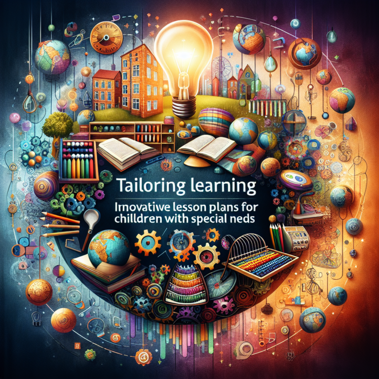 Lesson plans for children with learning disabilities