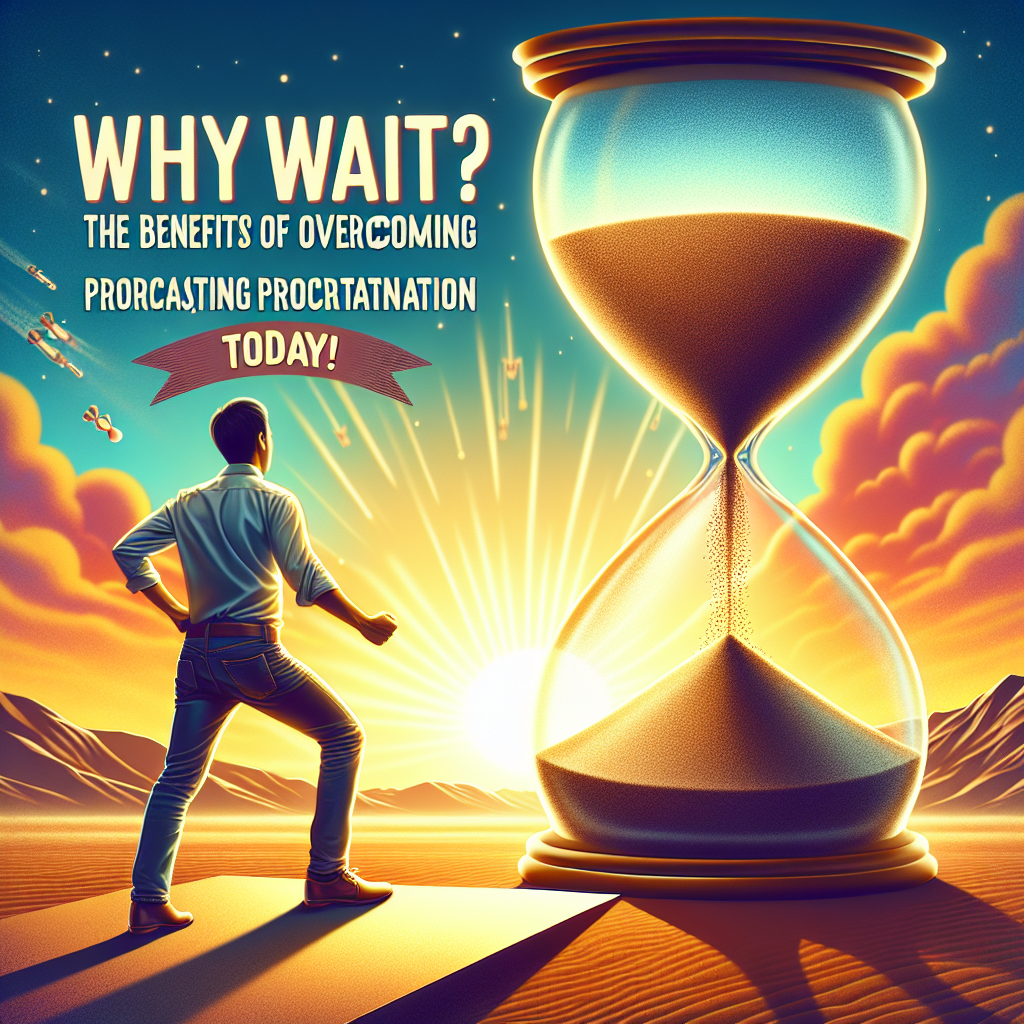 Overcoming procrastination habits