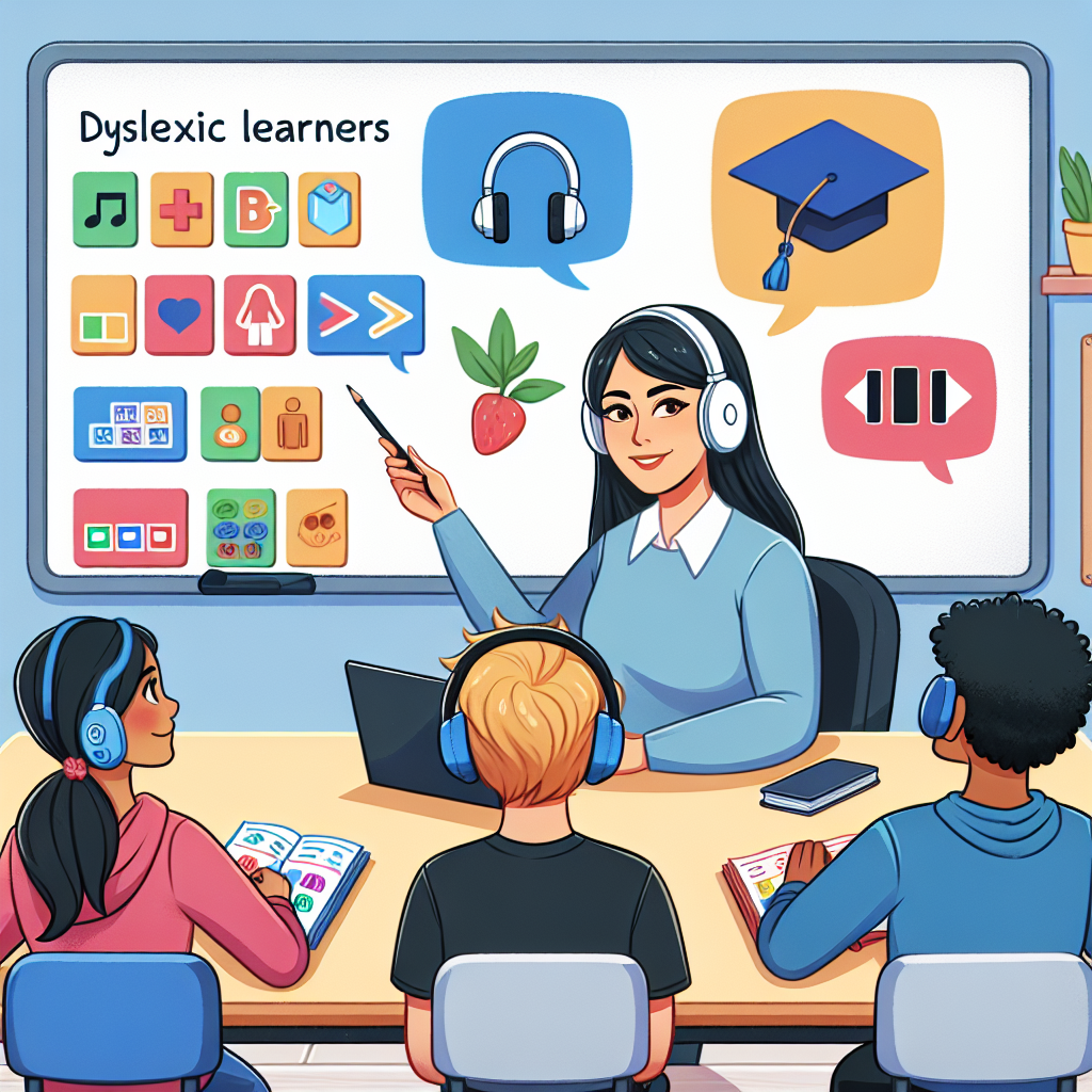 Teaching reading to students with dyslexia