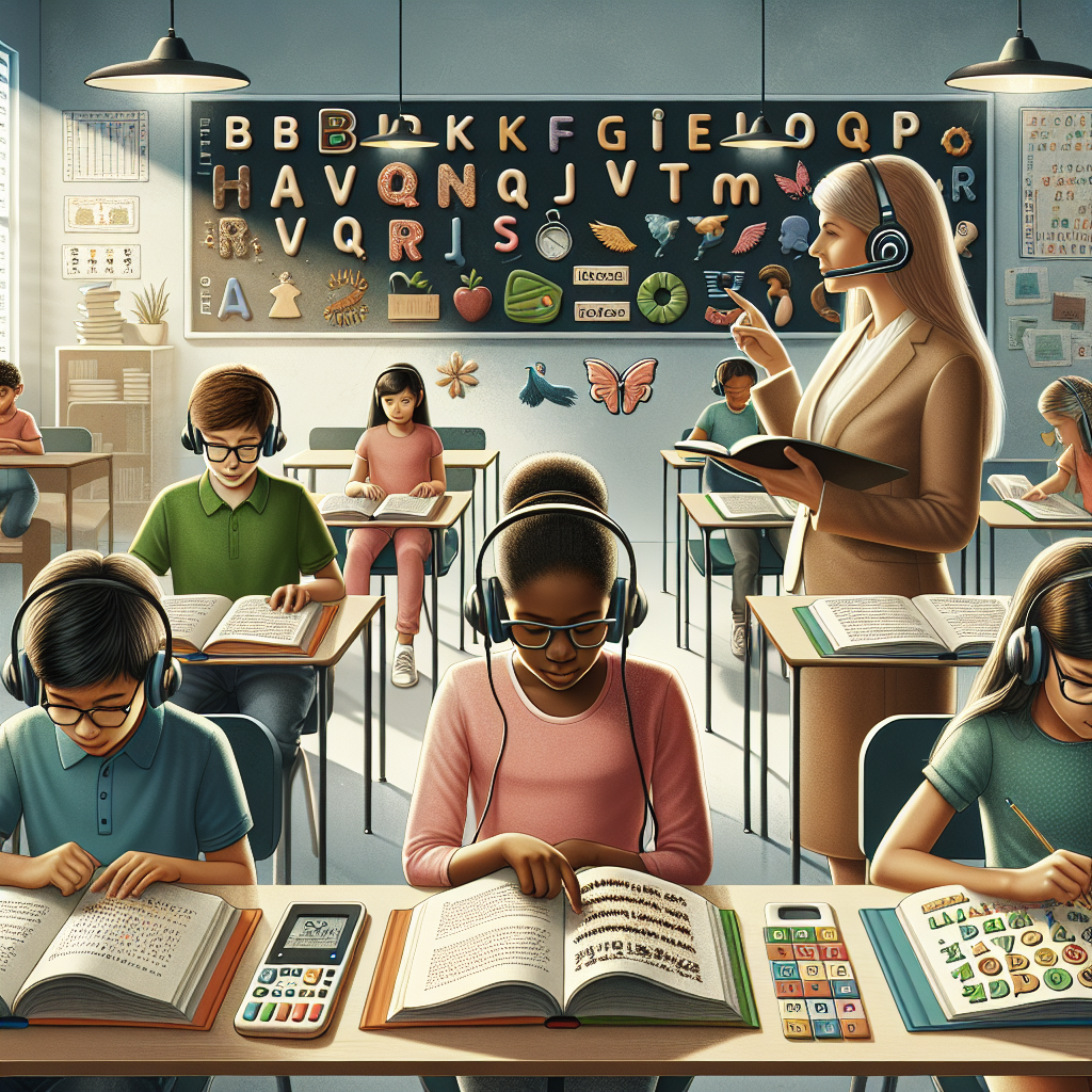 Teaching reading to students with dyslexia