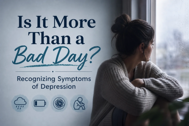 What are the most common symptoms of depression?
