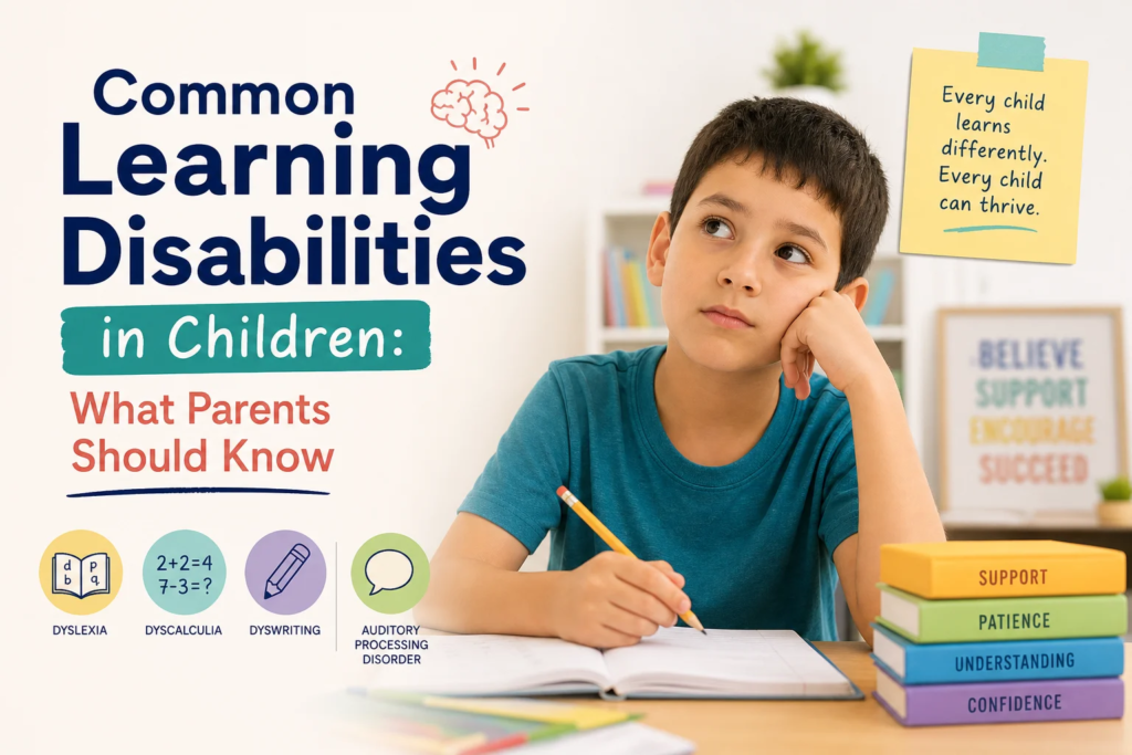 Common learning disabilities in children