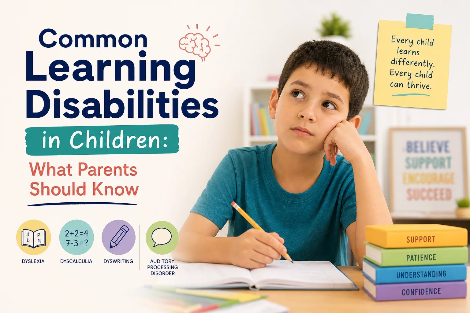 Common learning disabilities in children