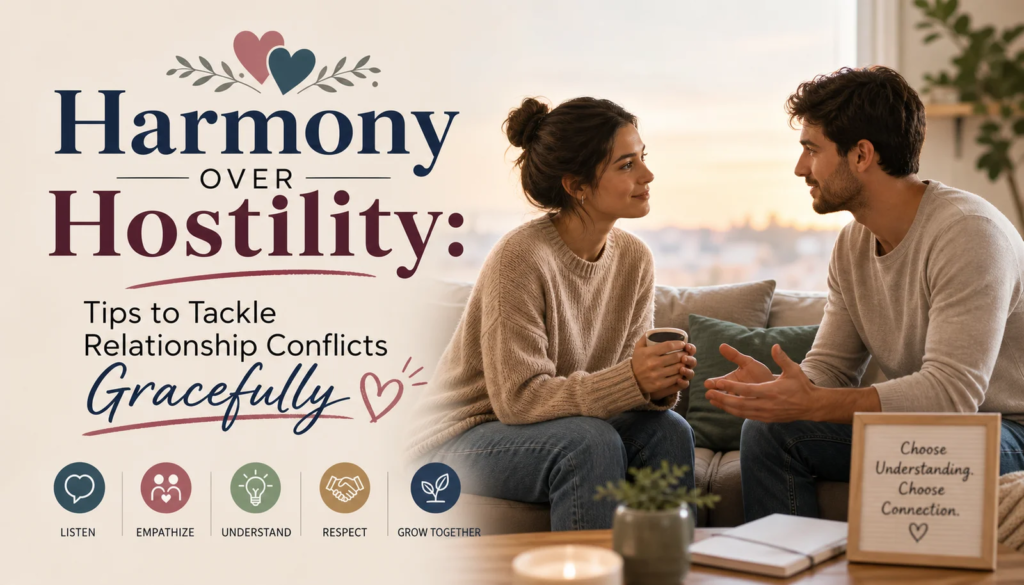 Harmony Over Hostility: Tips to Tackle Relationship Conflicts Gracefully