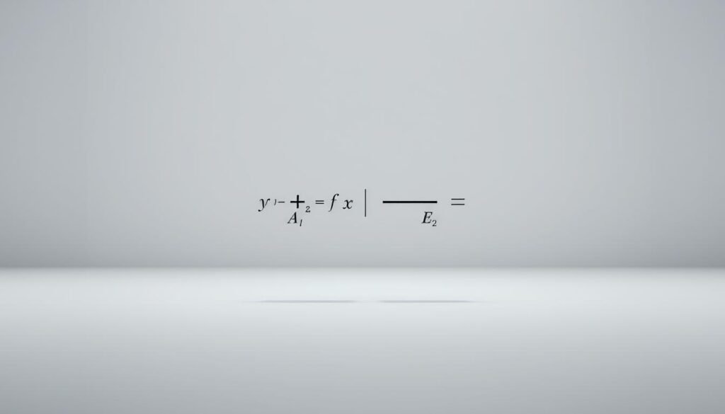 A finely detailed, photorealistic illustration of a complex mathematical equation representing the relationship between novelty and usefulness in the realm of creative intelligence. The equation floats in a minimalist, reflective space, rendered in a stark, high-contrast style with clean lines and geometric shapes. The formula is composed of elegant symbols and variables, hinting at the intricate, abstract nature of the creative process. Soft, directional lighting casts subtle shadows, emphasizing the three-dimensional depth and tangibility of the equation. The overall mood is one of intellectual contemplation, as if the viewer is invited to ponder the deeper meaning behind the equation's components. A finely detailed, photorealistic illustration of a complex mathematical equation representing the relationship between novelty and usefulness in the realm of creative intelligence. The equation floats in a minimalist, reflective space, rendered in a stark, high-contrast style with clean lines and geometric shapes. The formula is composed of elegant symbols and variables, hinting at the intricate, abstract nature of the creative process. Soft, directional lighting casts subtle shadows, emphasizing the three-dimensional depth and tangibility of the equation. The overall mood is one of intellectual contemplation, as if the viewer is invited to ponder the deeper meaning behind the equation's components.