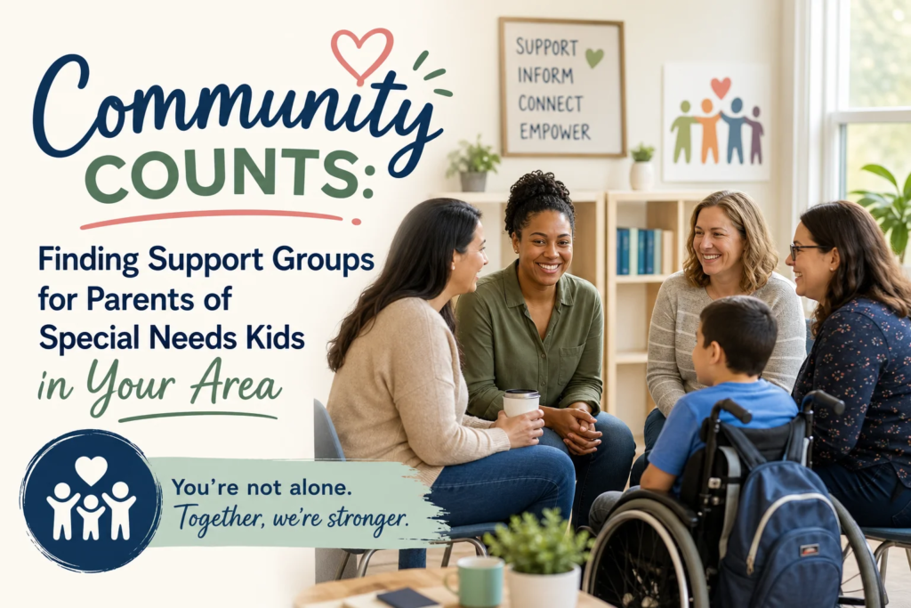 Finding local support groups for parents of disabled kids.