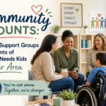 Finding local support groups for parents of disabled kids.