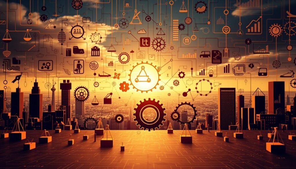 Prompt A meticulously crafted compliance framework, a tapestry of interwoven policies and regulations spanning multiple jurisdictions. In the foreground, abstract symbols and icons representing the diverse legal requirements. Gears and cogs turning in the middle ground, symbolizing the intricate mechanisms of compliance. In the background, a vast landscape of interconnected data streams and information flows, highlighting the global nature of the challenge. Bathed in warm, golden lighting that conveys a sense of authority and gravitas. Captured through a wide-angle lens to emphasize the complexity and scale of the multi-jurisdictional compliance landscape. Prompt A meticulously crafted compliance framework, a tapestry of interwoven policies and regulations spanning multiple jurisdictions. In the foreground, abstract symbols and icons representing the diverse legal requirements. Gears and cogs turning in the middle ground, symbolizing the intricate mechanisms of compliance. In the background, a vast landscape of interconnected data streams and information flows, highlighting the global nature of the challenge. Bathed in warm, golden lighting that conveys a sense of authority and gravitas. Captured through a wide-angle lens to emphasize the complexity and scale of the multi-jurisdictional compliance landscape.